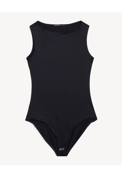 Body Licrado Cuello Bandeja  Para Mujer Blanco Seven Seven