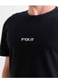 Camiseta Estampado F*Ck It  Para Hombre Negro Seven Seven de Seven Seven
