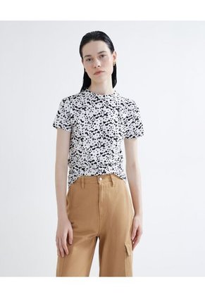 Camiseta Para Mujer Manga Corta Color Blanco Marca Seven Seven #28095670