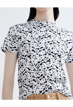 Camiseta Para Mujer Manga Corta Color Blanco Marca Seven Seven #28095670