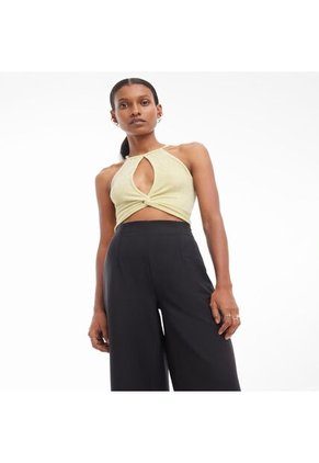 Camiseta Para Mujer Manga Sisa Color Amarillo  Marca Seven Seven #28095336