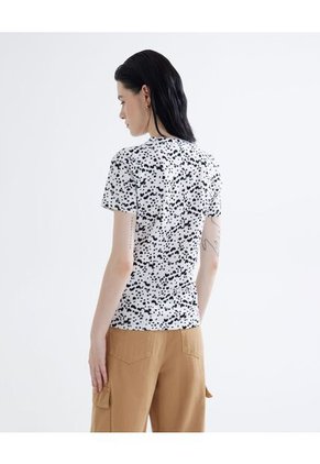 Camiseta Para Mujer Manga Corta Color Blanco Marca Seven Seven #28095670
