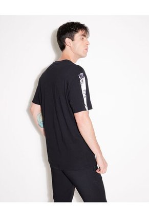 Camiseta  Para Hombre Manga Corta Color Negro Marca Seven Seven #45092236