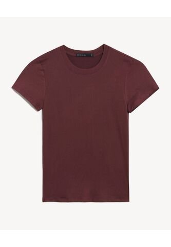 Camiseta  Para Mujer Manga Corta Cuello Redondo Color Vino Marca Seven Seven #28097600 Seven Seven