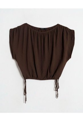 Top Ajustable Sin Mangas  Para Mujer Café Seven Seven