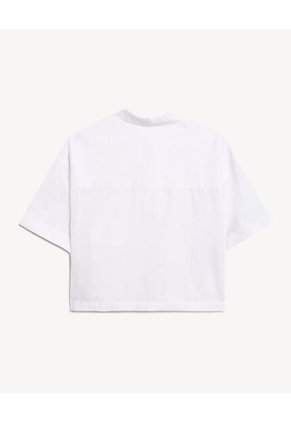 Blusa Camisera Boxy  Para Mujer Blanco Seven Seven