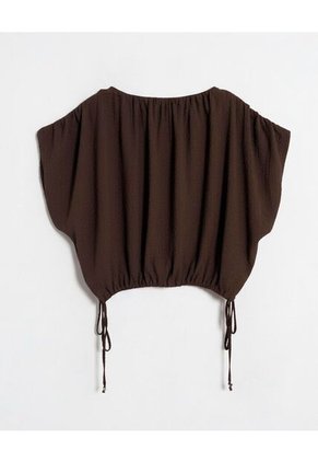 Top Ajustable Sin Mangas  Para Mujer Café Seven Seven