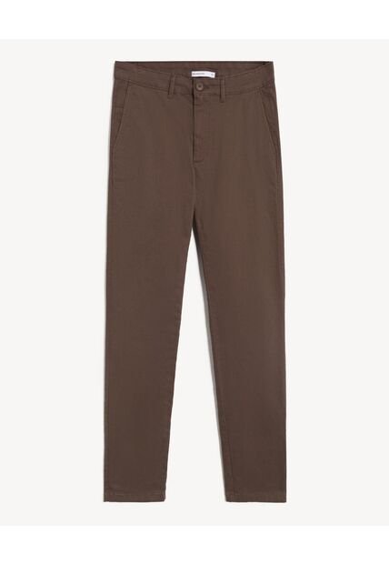 Pantalón Chino Regular  Para Hombre Café Seven Seven