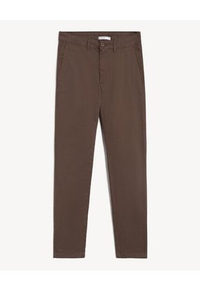Pantalón Chino Regular  Para Hombre Café Seven Seven
