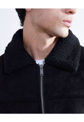 Chaqueta Para Hombre Trucker Color Negro Marca Seven Seven #45080433