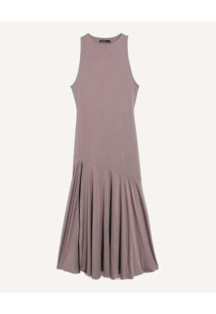 Vestido  Para Mujer M/Sisa Largo Color Taupe Marca Seven Seven #28171505
