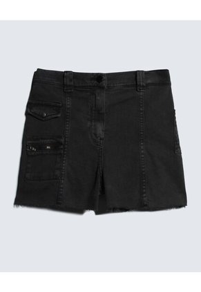 Short Para Mujer Color Negro Marca Seven Seven #28191011