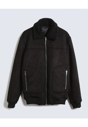 Chaqueta Para Hombre Trucker Color Negro Marca Seven Seven #45080433