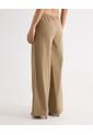 Pantalón Palazzo Con Cintura Ajustable  Para Mujer Camel Seven Seven de Seven Seven