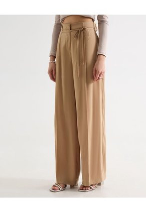 Pantalon Sastrero Peach  Para Mujer Camel Seven Seven