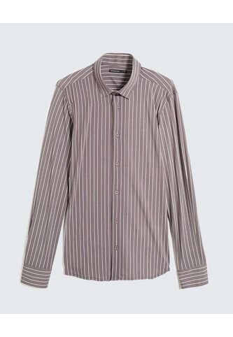 Camisa Para Hombre Manga Larga Sin Bolsillo Cuello Casual M Color Gris Marca Seven Seven #45012116 Seven Seven