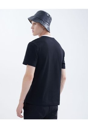 Camiseta  Para Hombre Manga Corta Color Negro Marca Seven Seven #45092421
