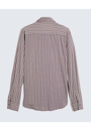 Camisa Para Hombre Manga Larga Sin Bolsillo Cuello Casual M Color Gris Marca Seven Seven #45012116