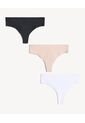 Panty X3 Para Mujer Tanga Color Negro Marca Seven Seven #28800132 de Seven Seven