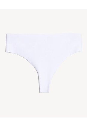 Pack X3 Panty Invisible Corte Tanga X3 Para Mujer Negro Seven Seven