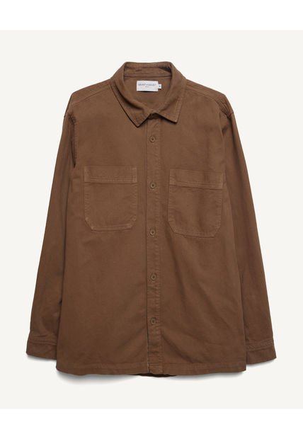 Camisa Para Hombre  Color Cafe  Marca Seven Seven #45011916