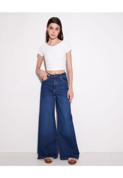 Jean  Para Mujer Wide-Leg Color Azul Marca Seven Seven #28160712