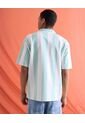 Polo Oversize Estampada  Para Hombre Verde Seven Seven de Seven Seven