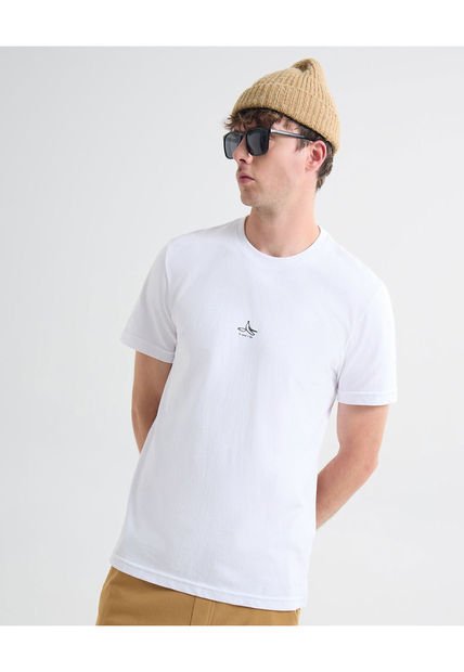 Camiseta Para Hombre Manga Corta Color Blanco Marca Seven Seven #45092616