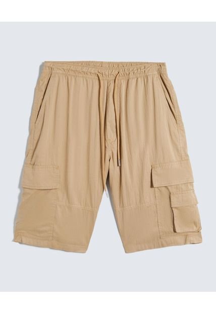 Bermuda Para Hombre Regular Largo Color Arena Marca Seven Seven #45100707