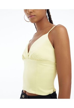 Blusa Para Mujer Manga Sisa Color Amarillo  Marca Seven Seven #28123749