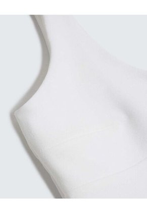 Vestido Para Mujer Manga Sisa Color Blanco Marca Seven Seven #28171342