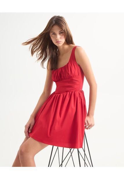 Vestido Para Mujer Manga Sisa Color Rojo Marca Seven Seven #28171351