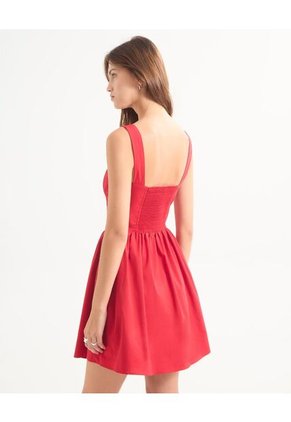 Vestido Para Mujer Manga Sisa Color Rojo Marca Seven Seven #28171351