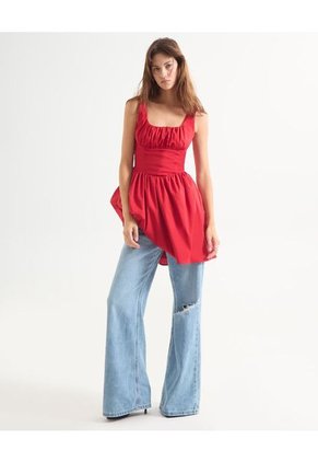 Vestido Para Mujer Manga Sisa Color Rojo Marca Seven Seven #28171351