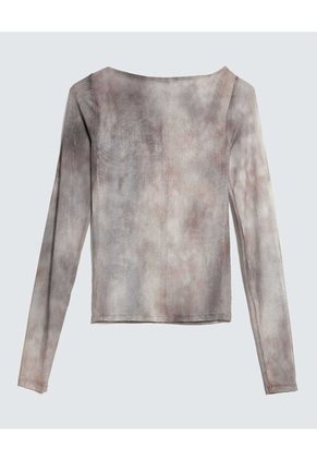 Camiseta Para Mujer Manga Larga Moda Color Café Marca Seven Seven #28096327