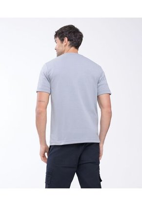 Camiseta Para Hombre Manga Corta Color Gris Marca Seven Seven #45092398