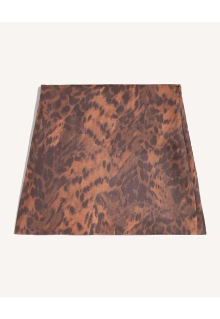 Falda Para Mujer Corto Color Camel Marca Seven Seven #28140963