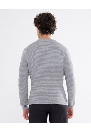 Saco Para Hombre Cuello Redondo Color Gris Claro Marca Seven Seven #45330235