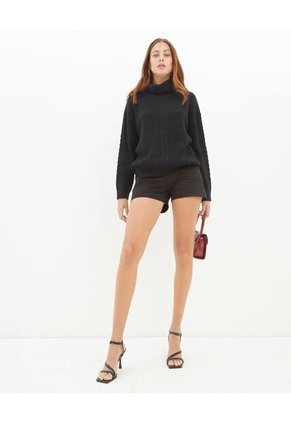 Short Para Mujer  Color Negro Marca Seven Seven #28190307