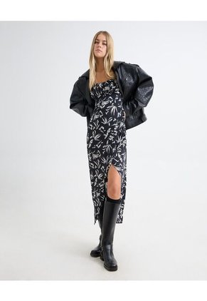 Vestido Para Mujer Manga Sisa Color Negro Marca Seven Seven #28171363