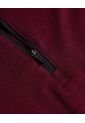 Polo Cuello Mao Con Cierre  Para Hombre Rojo Seven Seven de Seven Seven