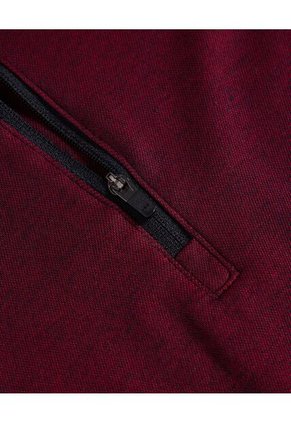 Polo Cuello Mao Con Cierre  Para Hombre Rojo Seven Seven