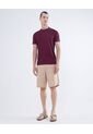 Polo Cuello Mao Con Cierre  Para Hombre Rojo Seven Seven de Seven Seven