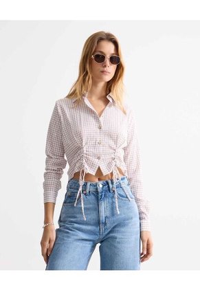 Blusa Para Mujer Manga Larga Color Blanco Marca Seven Seven #28124083