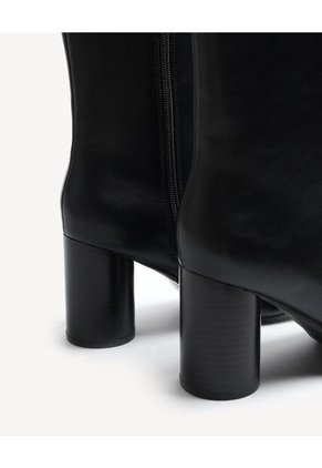 Botines Tacón Negro Para Mujer Negro Seven Seven