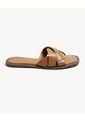 Sandalias Cruzadas  Para Mujer Camel Seven Seven de Seven Seven