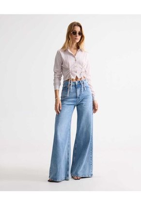 Blusa Para Mujer Manga Larga Color Blanco Marca Seven Seven #28124083