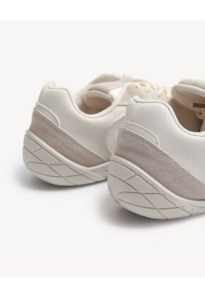 Tenis Retro Multitono Para Mujer Blanco Seven Seven