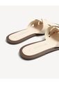 Sandalias Cruzadas  Para Mujer Camel Seven Seven de Seven Seven