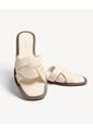 Sandalias Cruzadas  Para Mujer Camel Seven Seven de Seven Seven